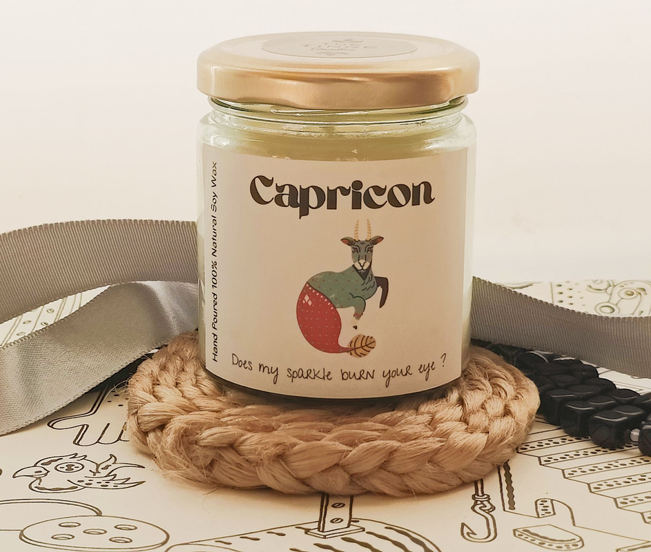 Sun Sign Candles - Capricorn - Lavender Bergamot (35+ hrs burn time)