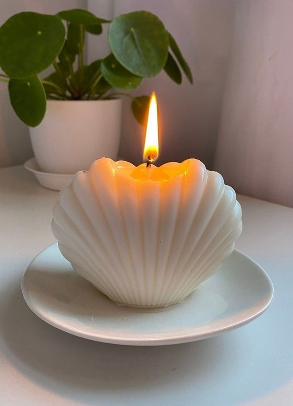 SweetMom Sea Shell Candle